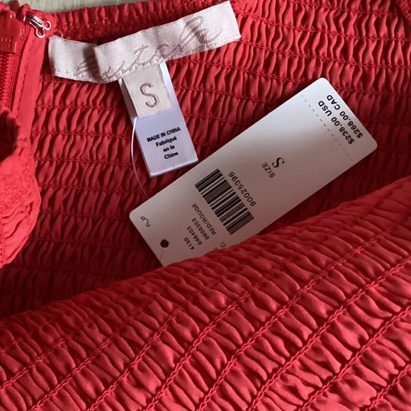 Hutch Linen Dress Womens S Sleeveless Smocked Drop-Waist Midi Anthropologie NWT - Picture 5 of 10